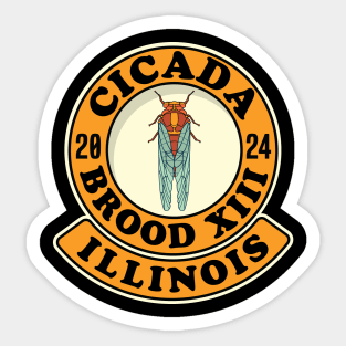 Cicada Brood XIII Illinois Sticker